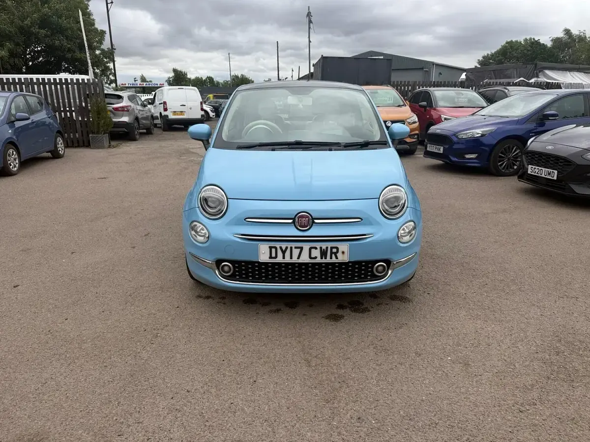Used Fiat 500 Lounge 2017 Blue Hatchback