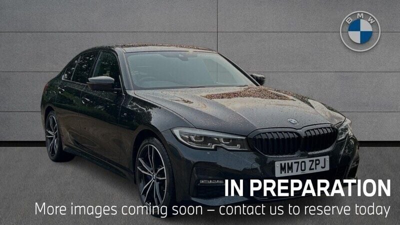 Black Used 2021 BMW 330e M Sport | £22,940 (Fair price) - Image 1/4