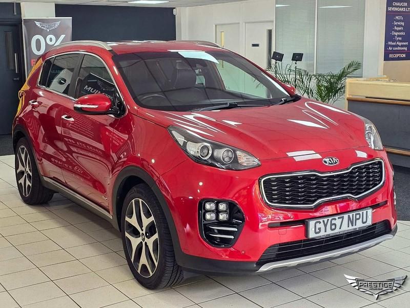 Red Used 2018 Kia Sportage GT-Line SUV | £14,200 (Fair price) - Image 1/4