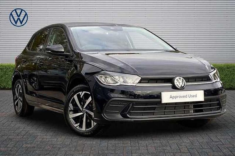 Used VW Polo Match 95 HP (69 kW) 2025 Black Hatchback