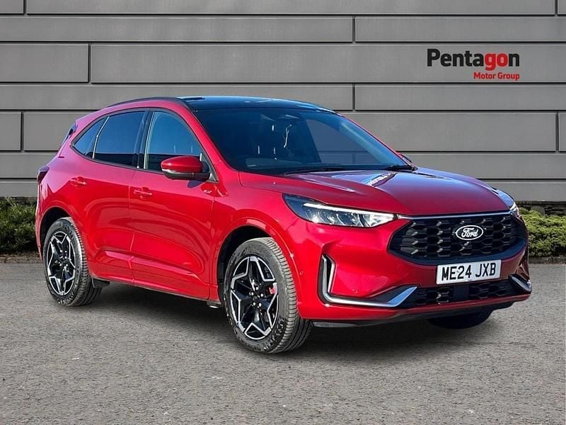 Red Used 2024 Ford Kuga ST-Line X SUV | £27,995 (Expensive) - Image 1/4