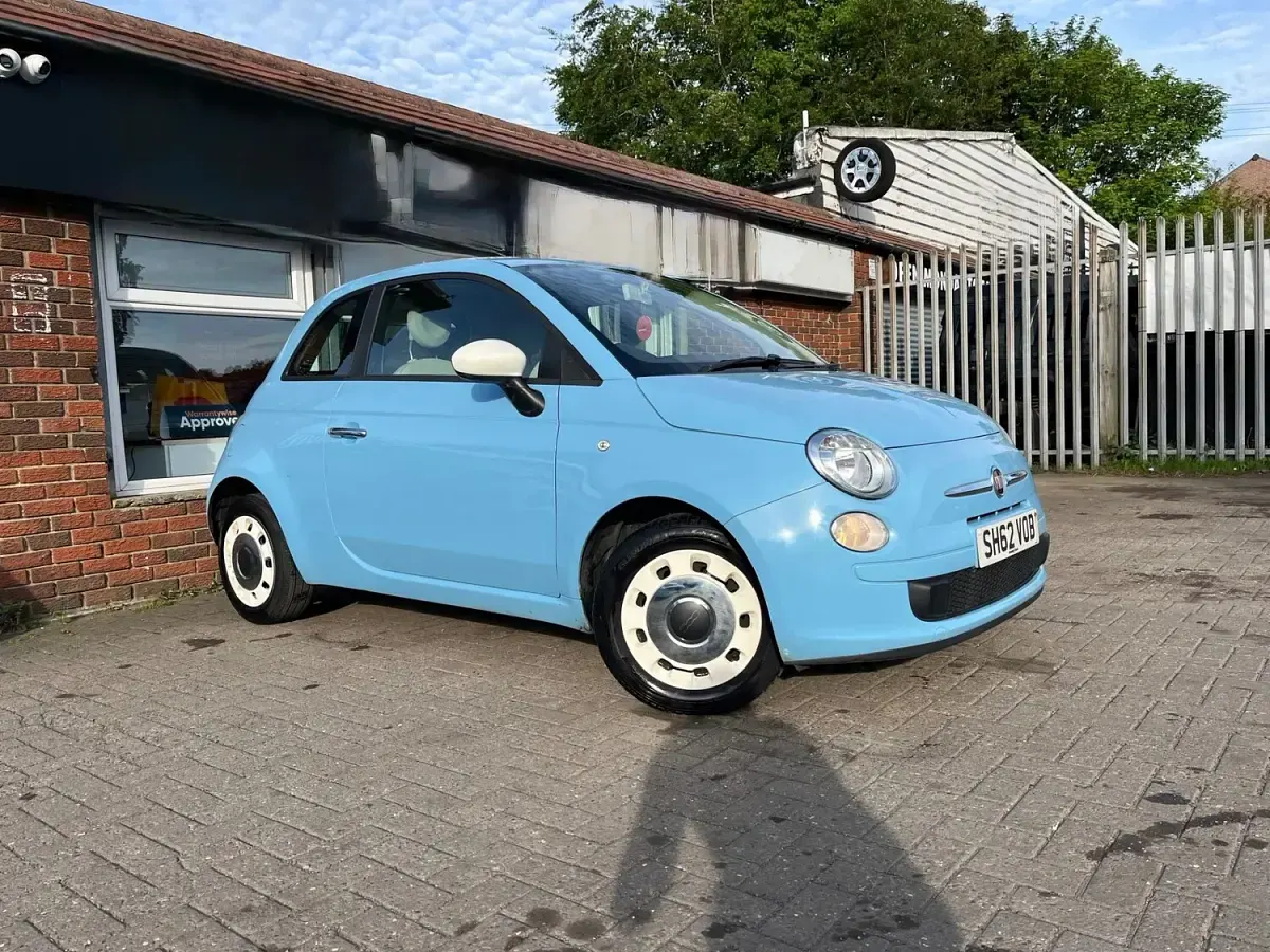 Used Fiat 500 69 HP (50 kW) 2013 Blue Hatchback