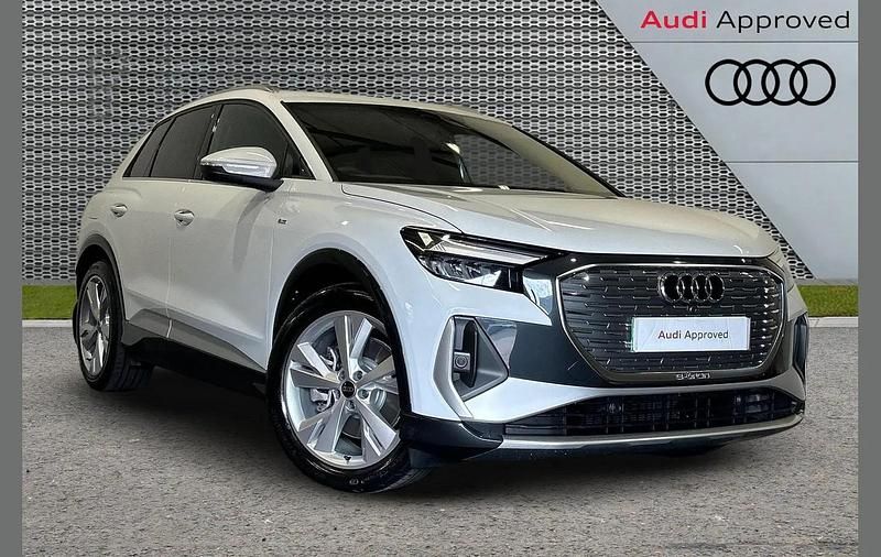 White Used 2025 Audi Q4 e-tron S-Line SUV | £31,800 - Image 1/4