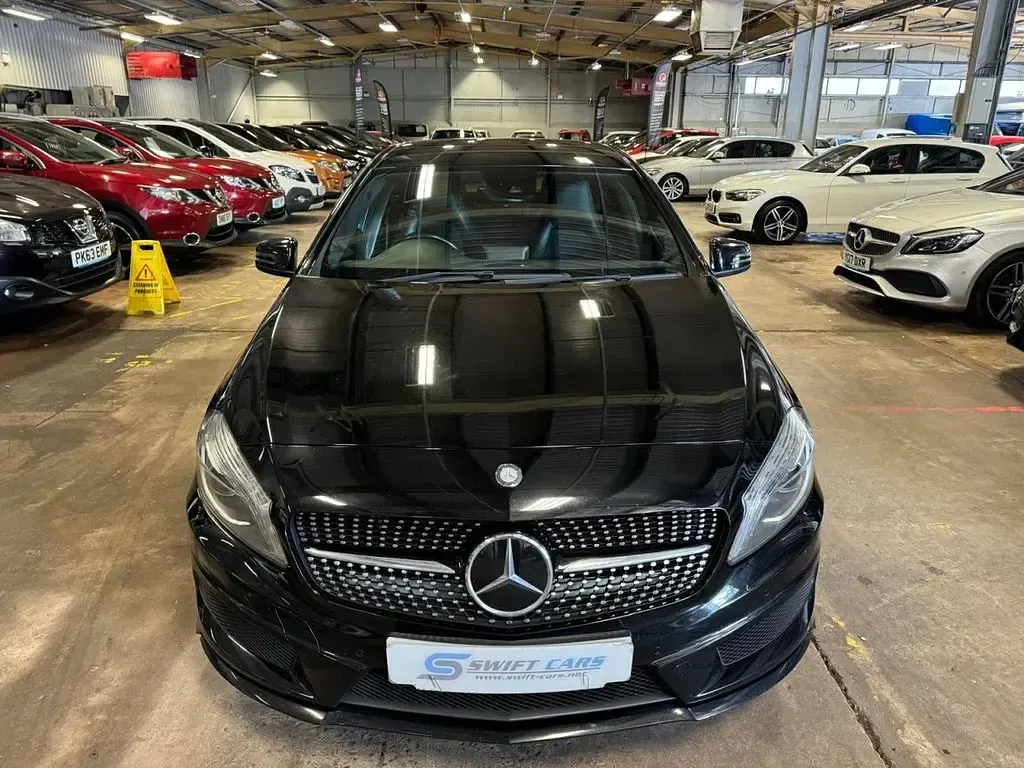 Used Mercedes A200 AMG 136 HP (100 kW) 2015 Black Hatchback