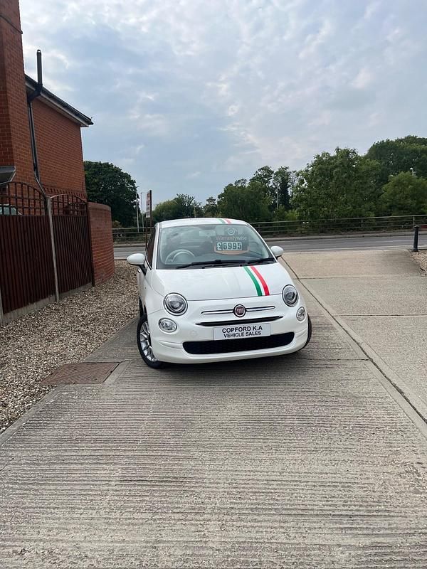 White Used 2017 Fiat 500 Pop Star Hatchback | £6,995 (Fair price) - Image 1/4