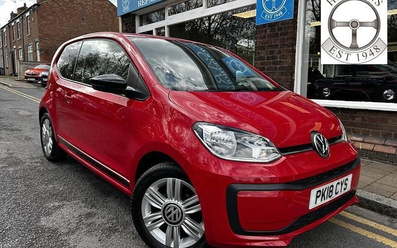 Used VW up! Beats 60 HP (44 kW) 2018 Red Hatchback