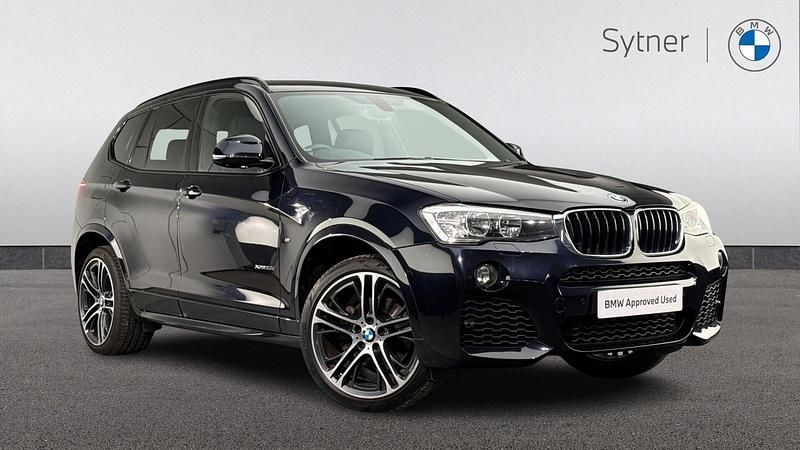 Used BMW X3 M Sport 187 HP (137 kW) 2017 Black SUV