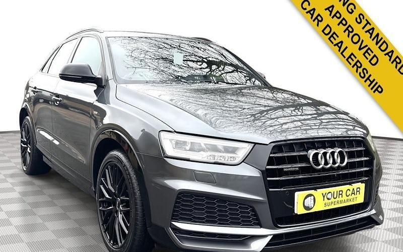 Used Audi Q3 Black Edition 150 HP (110 kW) 2017 Grey SUV