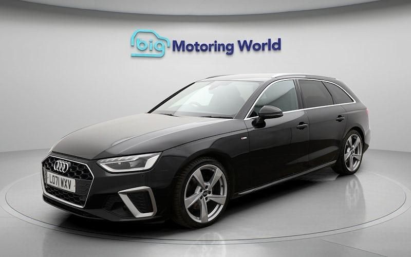 Used Audi A4 S-Line 150 HP (110 kW) 2021 Black Estate