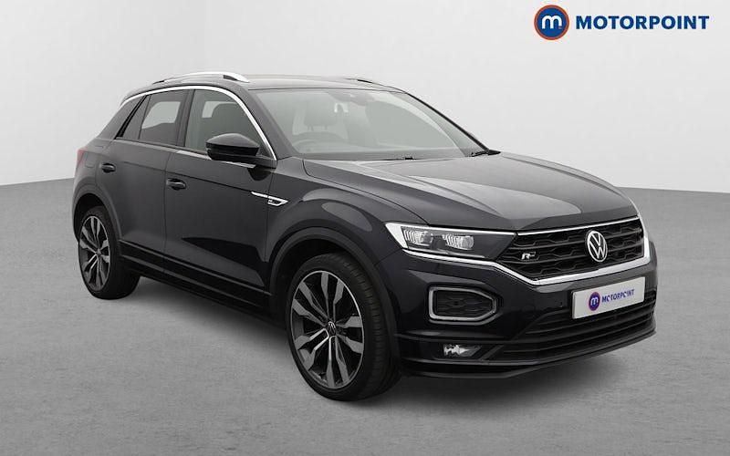 Black Used 2021 VW T-Roc R-line SUV | £20,899 (Fair price) - Image 1/4