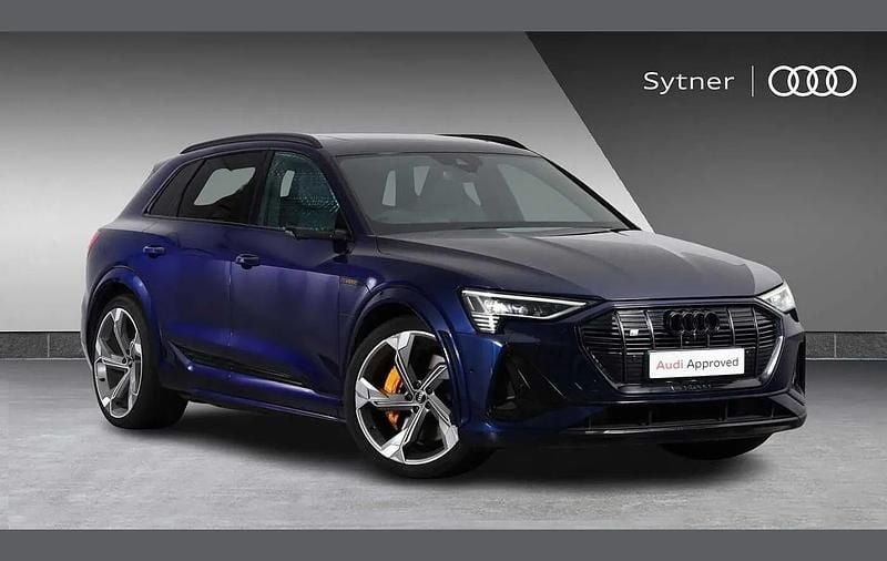 Blue Used 2022 Audi e-tron Advanced SUV | £41,000 (Fair price) - Image 1/4