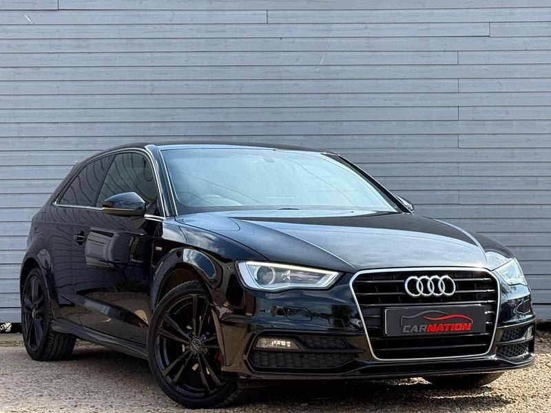 Black Used 2015 Audi A3 S-Line Hatchback | £7,795 (Fair price) - Image 1/4