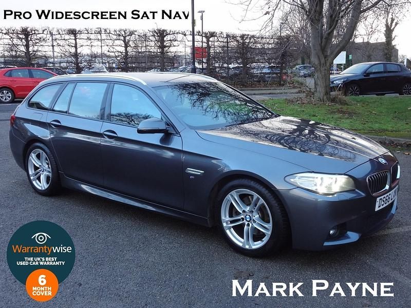 Grey Used 2016 BMW 520 M Sport Estate | £9,690 (Fair price) - Image 1/3