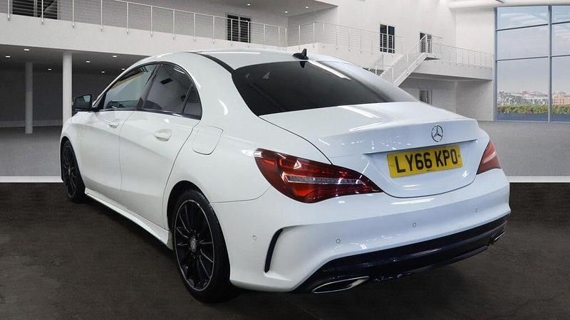 Used Mercedes CLA220 AMG line 2016 White Sedan