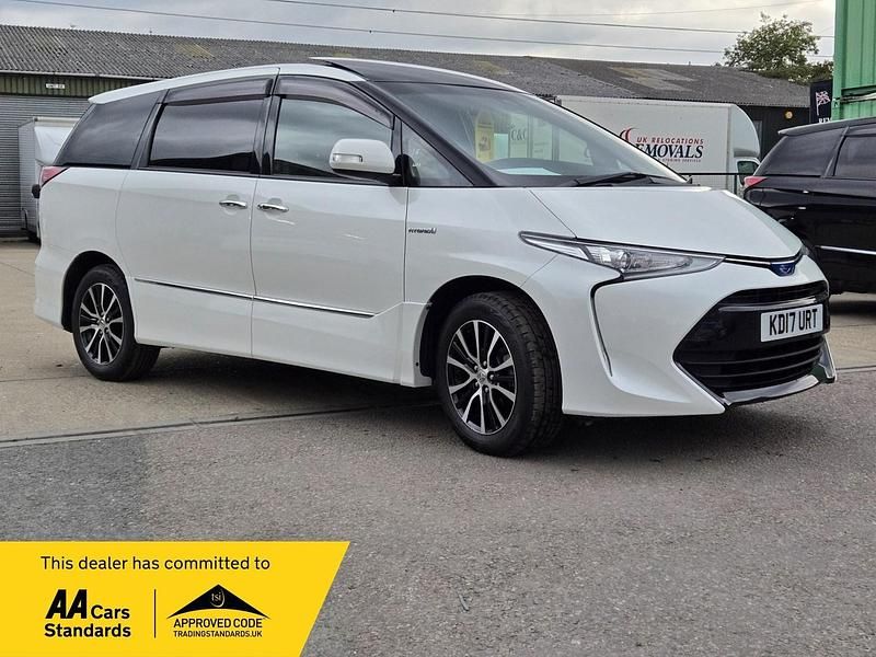 White Used 2017 Toyota Estima Hybrid Premium MPV | £21,495 - Image 1/4