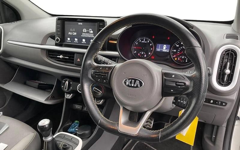 Used Kia Picanto X-Line 84 HP (61 kW) 2019 White Hatchback