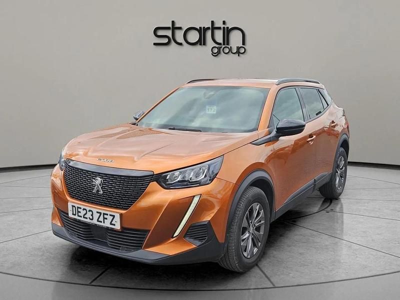 Second-hand Peugeot 2008 Active+ 100 CP (73 kW) 2023 Portocaliu SUV