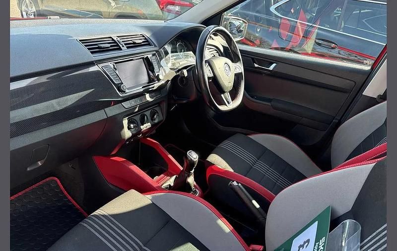 Used Skoda Fabia Monte Carlo 108 HP (79 kW) 2016 Corrida red Hatchback