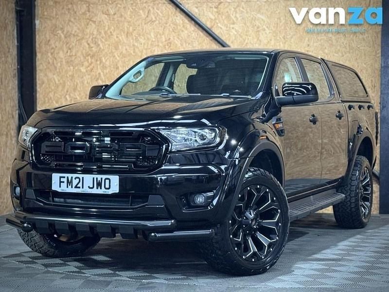Black Used 2021 Ford Ranger XLT Pickup | £17,995 (Expensive) - Image 1/4
