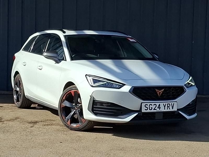 Used Cupra Leon 150 HP (110 kW) 2024 White Estate