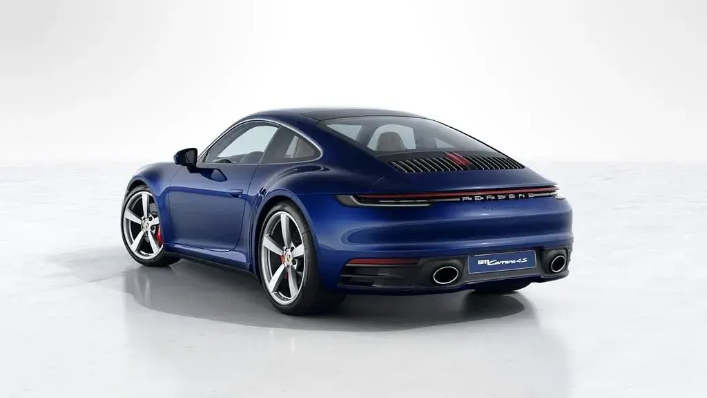 Used Porsche 911 Carrera 4S Chrono 450 HP (330 kW) 2021 Blue Coupe