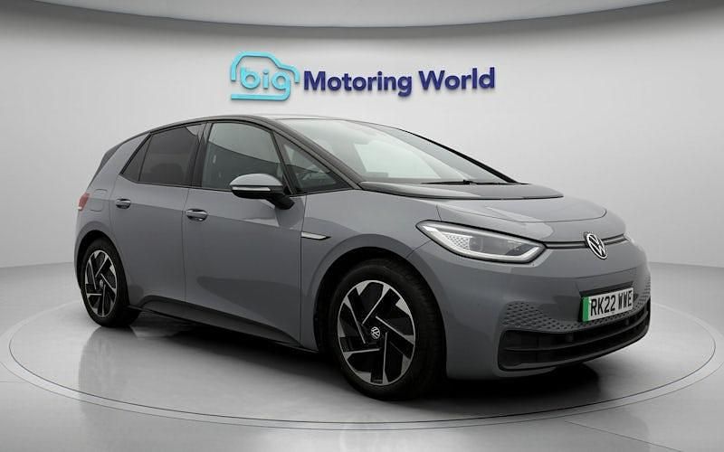 Used VW ID.3 Pure 110 kW (150 HP) 2021 Grey Hatchback