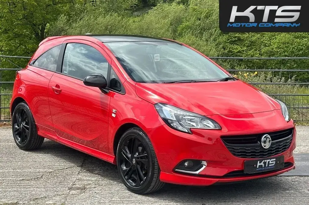 Used Vauxhall Corsa Edition 90 HP (66 kW) 2016 Red Hatchback