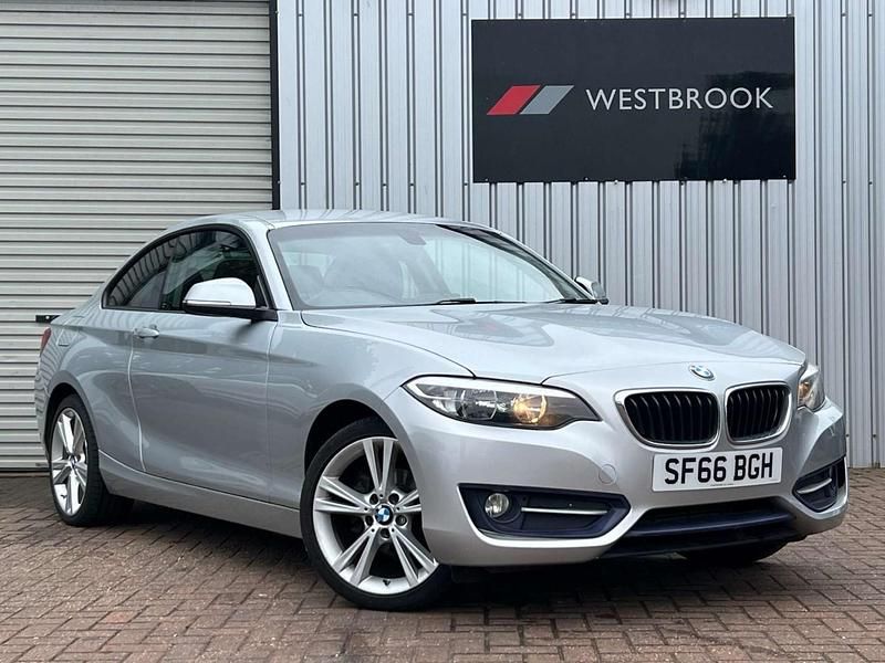 Silver Used 2017 BMW 218 Sport Line Coupe | £6,290 (Fair price) - Image 1/4