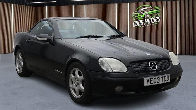 Used Mercedes SLK200 163 HP (119 kW) 2003 Black Cabriolet