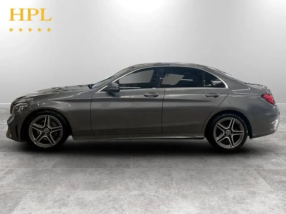 Used Mercedes C220 AMG line 194 HP (142 kW) 2021 Grey Sedan