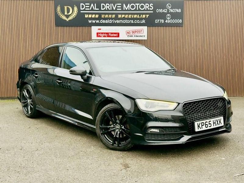 Used Audi A3 S-Line 150 HP (110 kW) 2015 Black Sedan