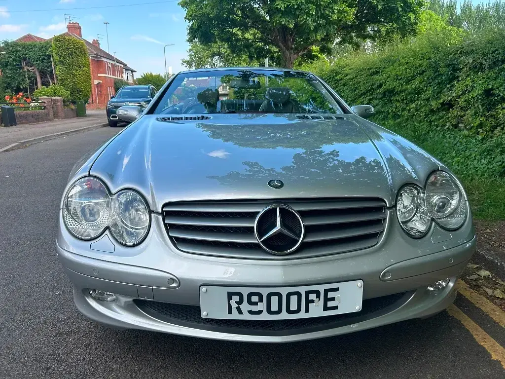 Used Mercedes SL350 247 HP (181 kW) 2003 Silver Cabriolet