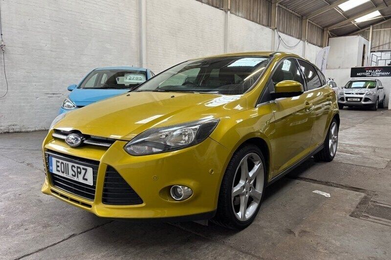 Yellow Used 2011 Ford Focus Titanium Hatchback | £2,495 (Good price) - Image 1/1