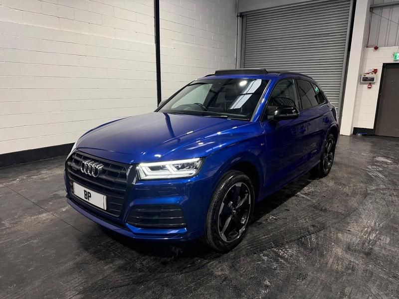 Used Audi Q5 Black Edition 190 HP (139 kW) 2020 Blue SUV