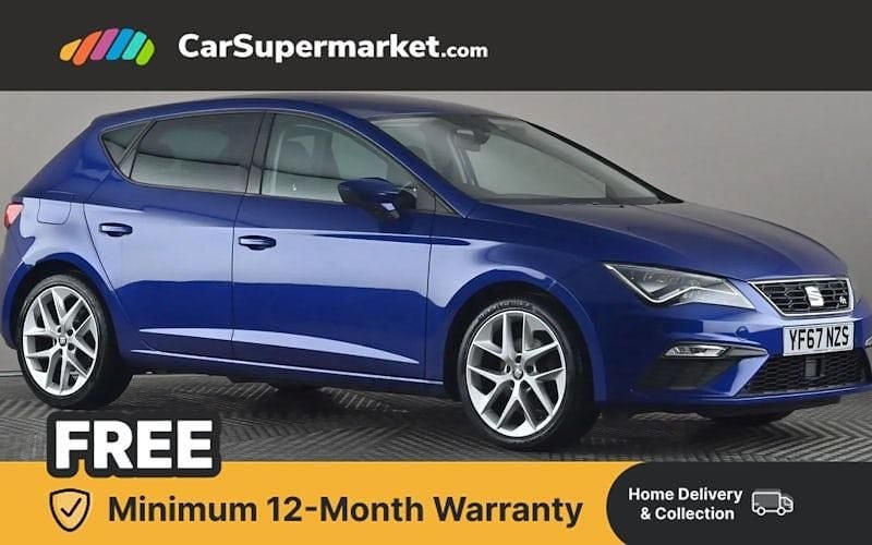 Used Seat Leon FR 125 HP (91 kW) 2017 Blue Hatchback
