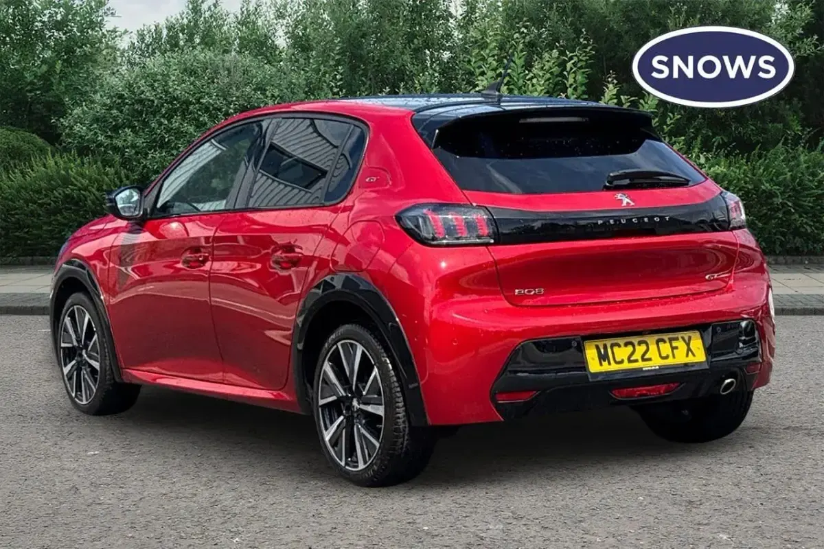 Used Peugeot 208 GTi 99 HP (72 kW) 2022 Red Hatchback