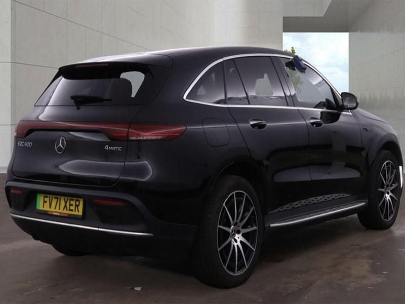 Used Mercedes EQC400 AMG line 300 kW (408 HP) 2022 Black SUV