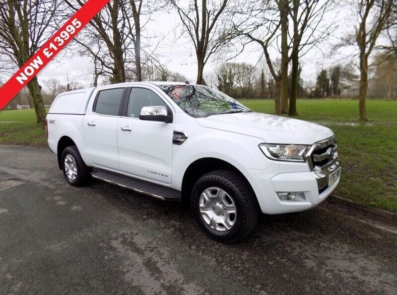 White Used 2017 Ford Ranger Limited Pickup | £12,995 (Fair price) - Image 1/4