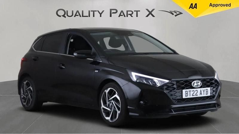 Black Used 2022 Hyundai i20 Premium Hatchback | £12,675 (Fair price) - Image 1/4