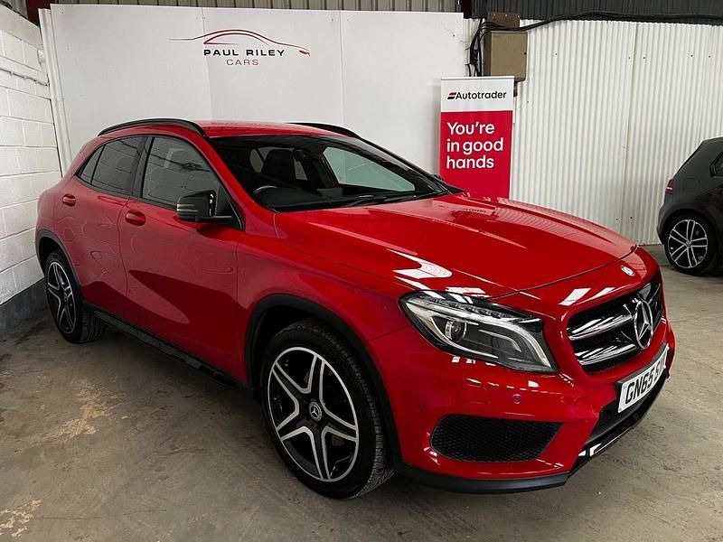 Used Mercedes GLA220 AMG line 170 HP (125 kW) 2015 Red SUV