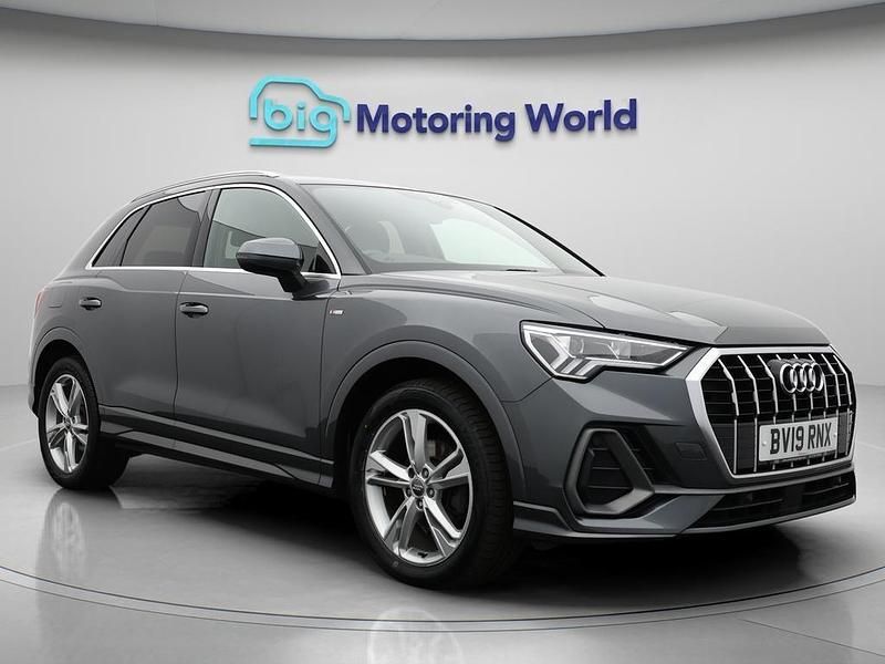 Grey Used 2019 Audi Q3 S-Line SUV | £20,100 (Fair price) - Image 1/4