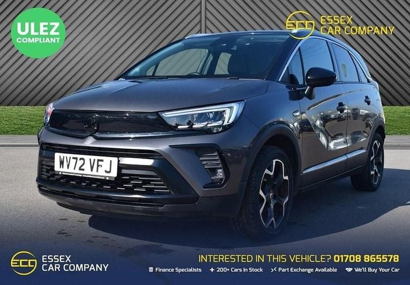 Used Vauxhall Crossland Ultimate 130 HP (95 kW) 2022 Grey SUV