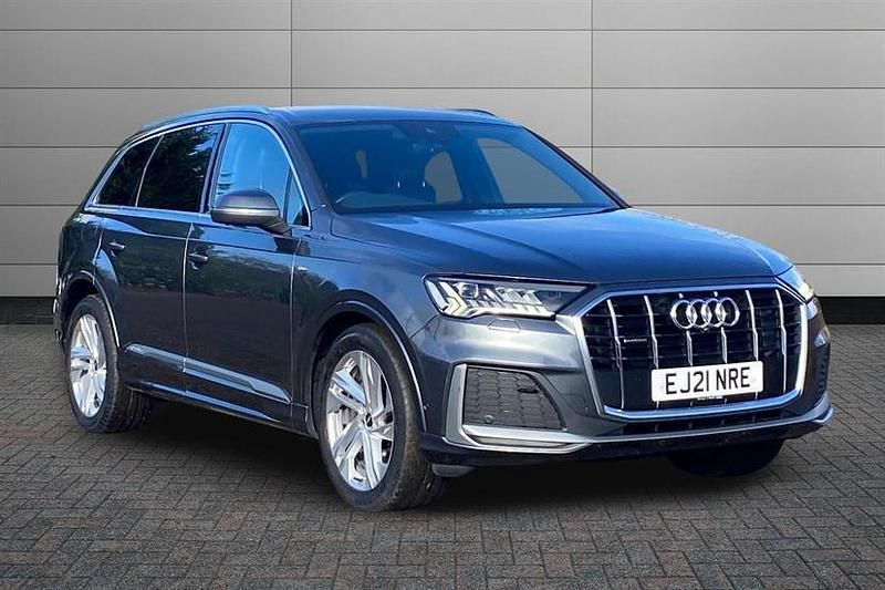 Used Audi Q7 S-Line 286 HP (210 kW) 2021 Daytona grey SUV