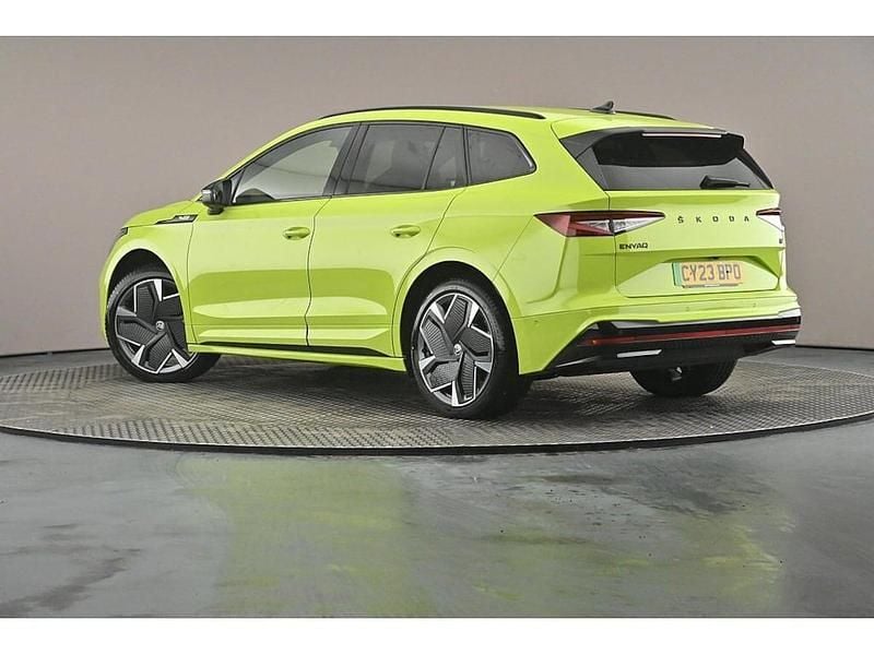 Used Skoda Enyaq iV vRS 161 kW (220 HP) 2023 Hyper green SUV