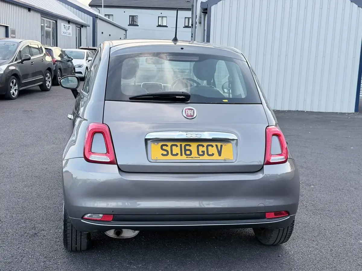 Used Fiat 500 Pop 69 HP (50 kW) 2016 Grey Hatchback