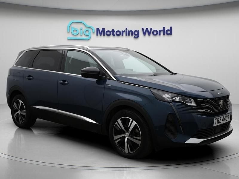 Blue Used 2022 Peugeot 5008 GT MPV | £23,600 (Fair price) - Image 1/4