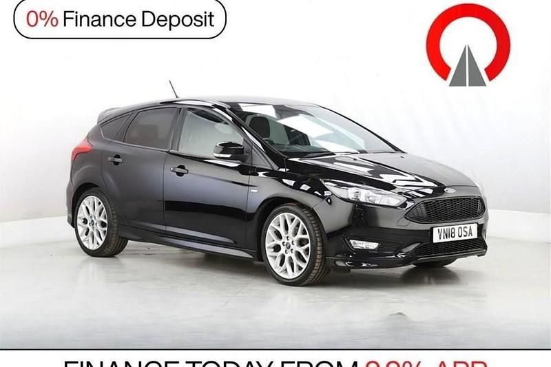 Used Ford Focus ST-Line 140 HP (102 kW) 2018 Black Hatchback