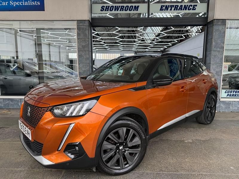 Used Peugeot e-2008 GT 100 kW (136 HP) 2021 Orange SUV