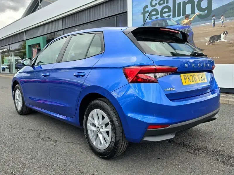 New Skoda Fabia SE 93 HP (68 kW) 2026 Blue Hatchback