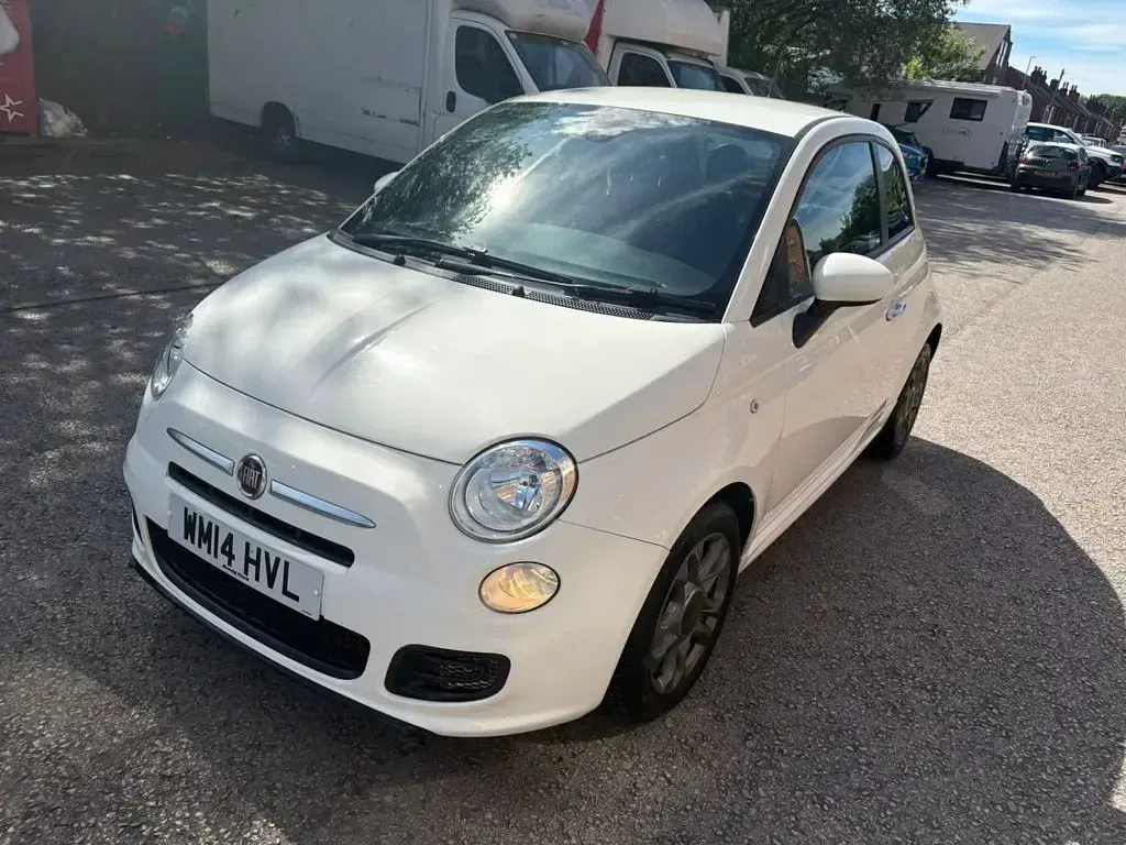 Used Fiat 500 S 69 HP (50 kW) 2014 White Hatchback